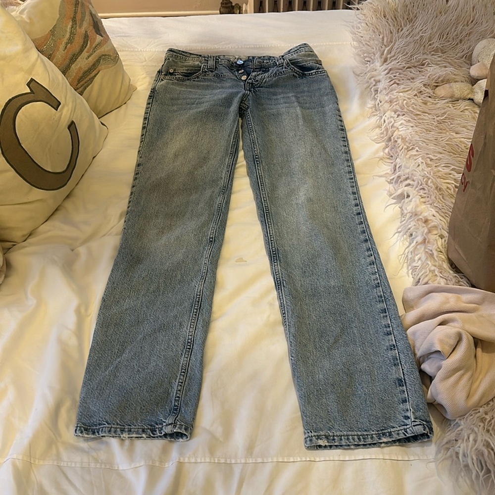 Barely Worn Free People Light Wash Jeans